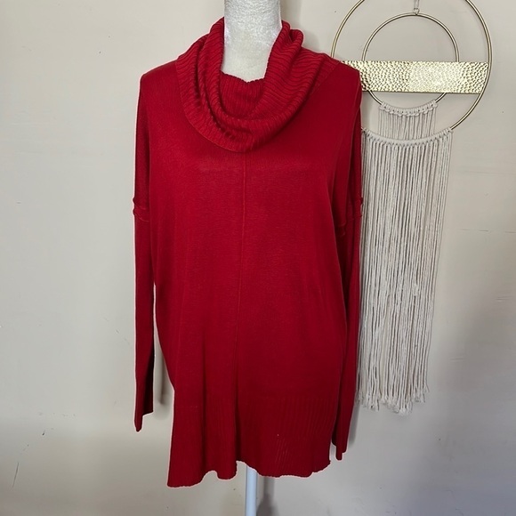 nwt // cupio cowl neck tunic sweater - Picture 1 of 9